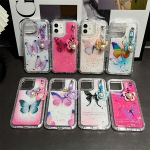 100pcs Mixed Colours Butterfly Phone Case for iPhone - For Multiple Models(below price is 100pcs)